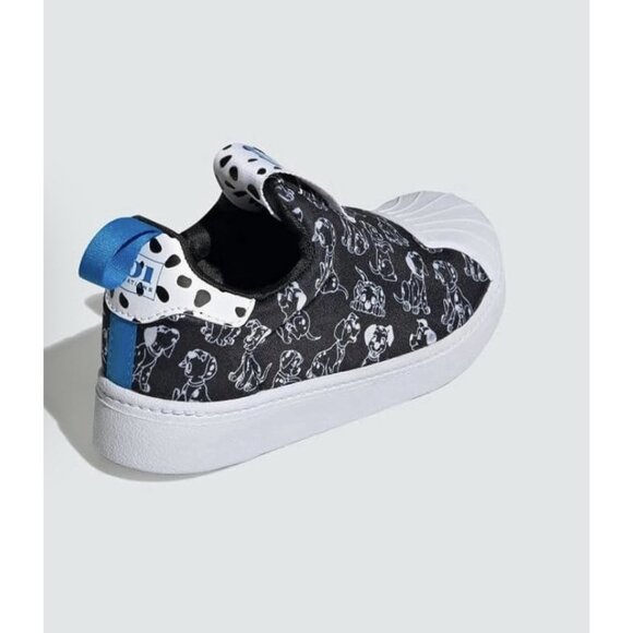 adidas Originals x Disney Superstar 360 I 101 Dalmatians Size 1 Toddler NEW! - Picture 5 of 12